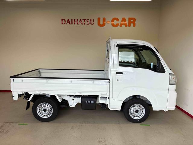 ハイゼットトラック 中古車 スタンダード　農用スペシャルパートタイム４ＷＤ　スマアシ（衝突安全防止機能）５速マニュアル　純正ＡＭＦＭ　マニュアルエアコン　オートライト　ハロゲンヘッドランプ　荷台灯　リヤ４枚リーフスプリング　デュアルエアバ　コーナーセンサー
