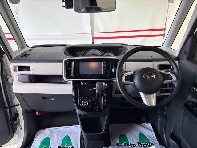 ムーヴキャンバスGブラックアクセントVS SAIII4WD 純正ナビ パノラマモニター ステアリングスイッチ LEDヘッドライト/フォグランプ オートエアコン/ライト/ハイビーム/電動ドアミラー TVコントロールキット 両側電動スライドドア(秋田県)の中古車