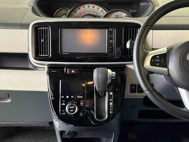 ムーヴキャンバスGブラックアクセントVS SAIII4WD 純正ナビ パノラマモニター ステアリングスイッチ LEDヘッドライト/フォグランプ オートエアコン/ライト/ハイビーム/電動ドアミラー TVコントロールキット 両側電動スライドドア(秋田県)の中古車