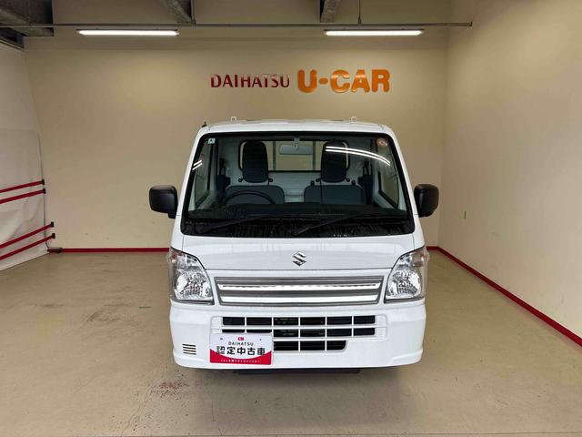 キャリイトラックＫＣエアコン・パワステ農繁仕様セーフティサポート非装着車パートタイム４ＷＤ　純正ラジオ　ハロゲンヘッドライト　マニュアルエアコン　コーナーセンサー　キーレスエントリー　オートライト　デフロック　荷台作業灯　パワーウィンドウ　運転席・助手席エアバック（秋田県）の中古車