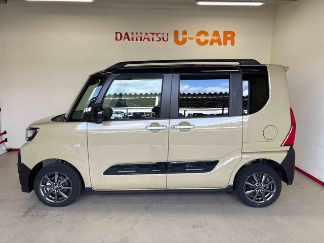 タントファンクロス　ｅｃｏＩＤＬＥ非装着車４ＷＤ　ディスプレイオーディオ　バックカメラ　ステアリングスイッチ　ＬＥＤヘッドライト／フォグランプ　オートエアコン／ライト／ハイビーム／電動ドアミラー　コーナーセンサー　両側電動スライドドア（秋田県）の中古車