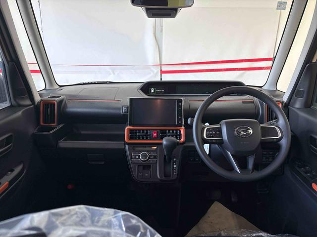 タントファンクロス　ｅｃｏＩＤＬＥ非装着車４ＷＤ　ディスプレイオーディオ　バックカメラ　ステアリングスイッチ　ＬＥＤヘッドライト／フォグランプ　オートエアコン／ライト／ハイビーム／電動ドアミラー　コーナーセンサー　両側電動スライドドア（秋田県）の中古車