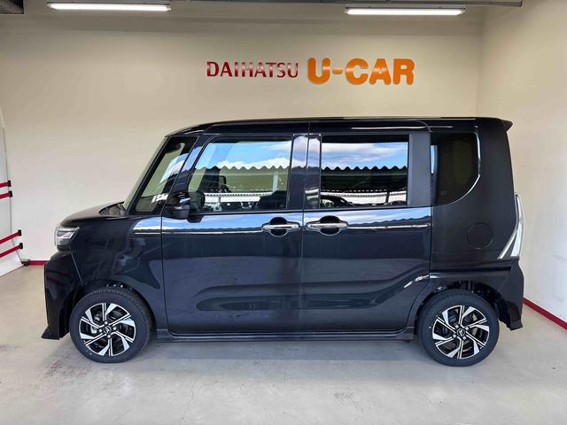 タントカスタムＸ　ｅｃｏＩＤＬＥ非装着車４ＷＤ　オーディオレス　バックカメラ　ステアリングスイッチ　ＬＥＤヘッドライト／フォグランプ　オートエアコン／ライト／ハイビーム／電動ドアミラー　両側電動スライドドア　コーナーセンサー（秋田県）の中古車