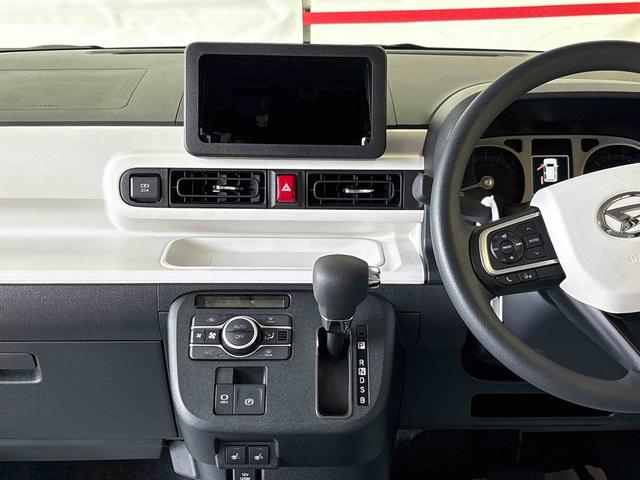 ムーヴキャンバスストライプスＧターボ　ｅｃｏＩＤＬＥ非装着車４ＷＤ　オーディオレス　ＬＥＤヘッドライト／フォグランプ　オートエアコン／ライト／ハイビーム／電動ドアミラー　クルーズコントロール　両側電動スライドドア　電動パーキングブレーキ　コーナーセンサー（秋田県）の中古車