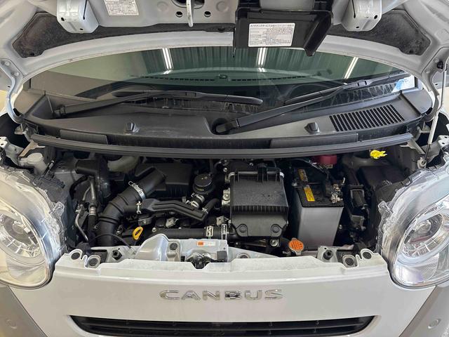 ムーヴキャンバスストライプスＧターボ　ｅｃｏＩＤＬＥ非装着車４ＷＤ　オーディオレス　ＬＥＤヘッドライト／フォグランプ　オートエアコン／ライト／ハイビーム／電動ドアミラー　クルーズコントロール　両側電動スライドドア　電動パーキングブレーキ　コーナーセンサー（秋田県）の中古車