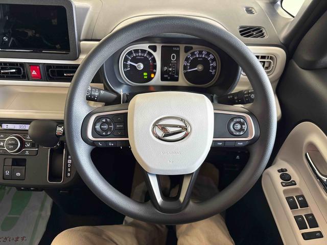 ムーヴキャンバスストライプスＧターボ　ｅｃｏＩＤＬＥ非装着車４ＷＤ　オーディオレス　ＬＥＤヘッドライト／フォグランプ　オートエアコン／ライト／ハイビーム／電動ドアミラー　クルーズコントロール　両側電動スライドドア　電動パーキングブレーキ　コーナーセンサー（秋田県）の中古車