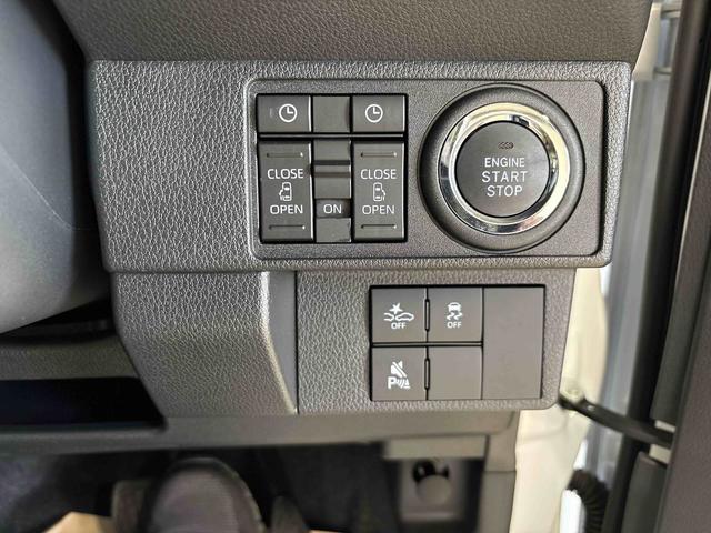 ムーヴキャンバスストライプスＧターボ　ｅｃｏＩＤＬＥ非装着車４ＷＤ　オーディオレス　ＬＥＤヘッドライト／フォグランプ　オートエアコン／ライト／ハイビーム／電動ドアミラー　クルーズコントロール　両側電動スライドドア　電動パーキングブレーキ　コーナーセンサー（秋田県）の中古車