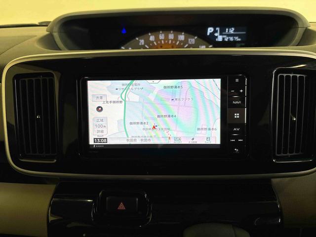 ムーヴキャンバスＸブラックインテリアリミテッド　ＳＡIII４ＷＤ　純正ナビ　パノラマモニター　ＬＥＤヘッドライト／フォグランプ　オートエアコン／ライト／ハイビーム／電動ドアミラー　ＥＴＣ　両側電動スライドドア　チルトステアリング　運転席シートリフター（秋田県）の中古車