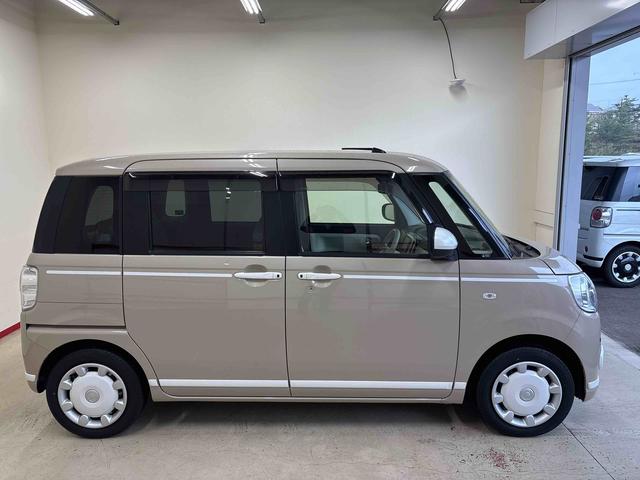 ムーヴキャンバスＧホワイトアクセントＶＳ　ＳＡIII純正ナビ　パノラマモニター　ＬＥＤヘッドライト／フォグランプ　オートエアコン／ライト／ハイビーム／電動ドアミラー　運転席シートヒーター　両側電動スライドドア　ＥＴＣ　ドライブレコーダー（秋田県）の中古車