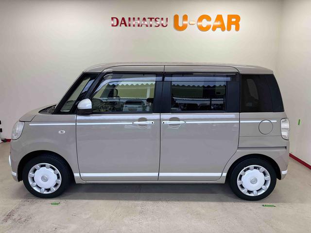 ムーヴキャンバスＧホワイトアクセントＶＳ　ＳＡIII純正ナビ　パノラマモニター　ＬＥＤヘッドライト／フォグランプ　オートエアコン／ライト／ハイビーム／電動ドアミラー　運転席シートヒーター　両側電動スライドドア　ＥＴＣ　ドライブレコーダー（秋田県）の中古車