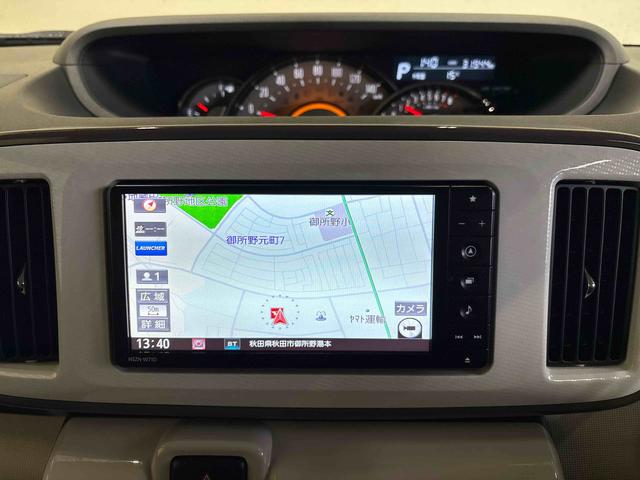 ムーヴキャンバスＧホワイトアクセントＶＳ　ＳＡIII純正ナビ　パノラマモニター　ＬＥＤヘッドライト／フォグランプ　オートエアコン／ライト／ハイビーム／電動ドアミラー　運転席シートヒーター　両側電動スライドドア　ＥＴＣ　ドライブレコーダー（秋田県）の中古車