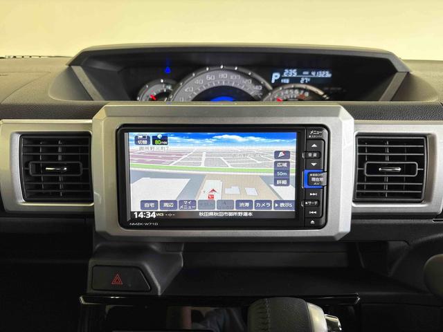 ウェイクＧターボリミテッドＳＡIII４ＷＤ　純正ナビ　パノラマモニター　ステアリングスイッチ　ＬＥＤヘッドライト／フォグランプ　オートエアコン／ライト／ハイビーム／電動ドアミラー　ＥＴＣ　両側電動スライドドア　運転席シートヒーター（秋田県）の中古車