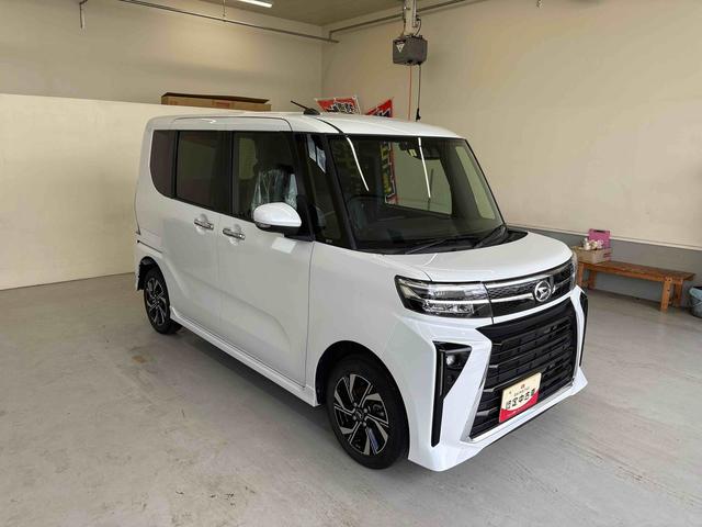 タントカスタムＸ４ＷＤ　ディスプレイオーディオ　バックカメラ　ＬＥＤヘッドライト／フォグランプ　オートエアコン／ライト／ハイビーム／電動ドアミラー　コーナーセンサー　両側電動スライドドア　ＥＴＣ　両側シートヒーター（秋田県）の中古車