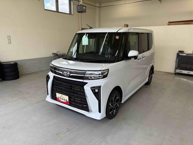 タントカスタムＸ４ＷＤ　ディスプレイオーディオ　バックカメラ　ＬＥＤヘッドライト／フォグランプ　オートエアコン／ライト／ハイビーム／電動ドアミラー　コーナーセンサー　両側電動スライドドア　ＥＴＣ　両側シートヒーター（秋田県）の中古車