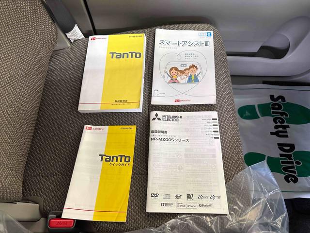 タントL4WD 社外ナビ バックカメラ ハロゲンヘッドライト マニュアルエアコン キーレスエントリー ETC 運転席シートヒーター 電動格納ドアミラー 14インチ純正アルミ VSC(横滑り防止機能)(秋田県)の中古車