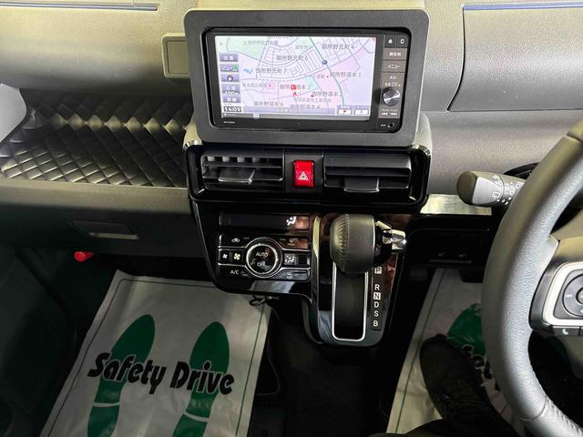タントカスタムRS4WD 純正ナビ パノラマモニター ステアリングスイッチ LEDヘッドライト オートエアコン/ライト/ハイビーム/電動ドアミラー 社外品ドライブレコーダー 両側電動スライドドア ETC(秋田県)の中古車