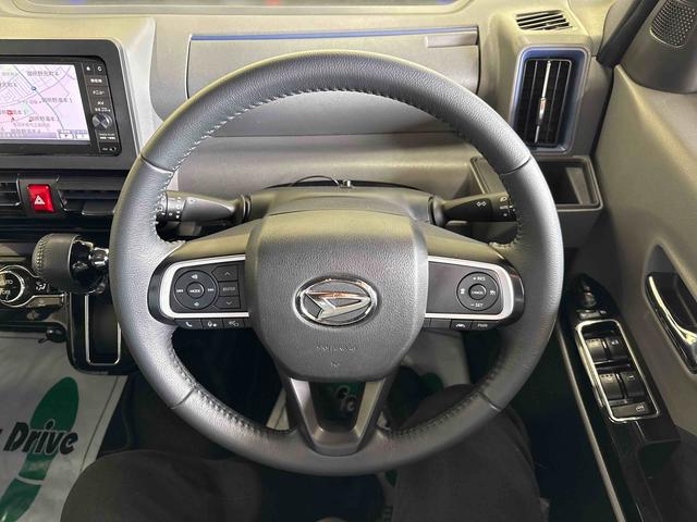 タントカスタムRS4WD 純正ナビ パノラマモニター ステアリングスイッチ LEDヘッドライト オートエアコン/ライト/ハイビーム/電動ドアミラー 社外品ドライブレコーダー 両側電動スライドドア ETC(秋田県)の中古車
