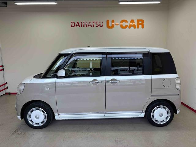 ムーヴキャンバスＧメイクアップリミテッド　ＳＡIII４ＷＤ　純正ＣＤ　パノラマモニター　ＬＥＤヘッドライト／フォグランプ　オートエアコン／ライト／ハイビーム／電動ドアミラー　ＥＴＣ　両側電動スライドドア　チルトステアリング　運転席シートリフター（秋田県）の中古車