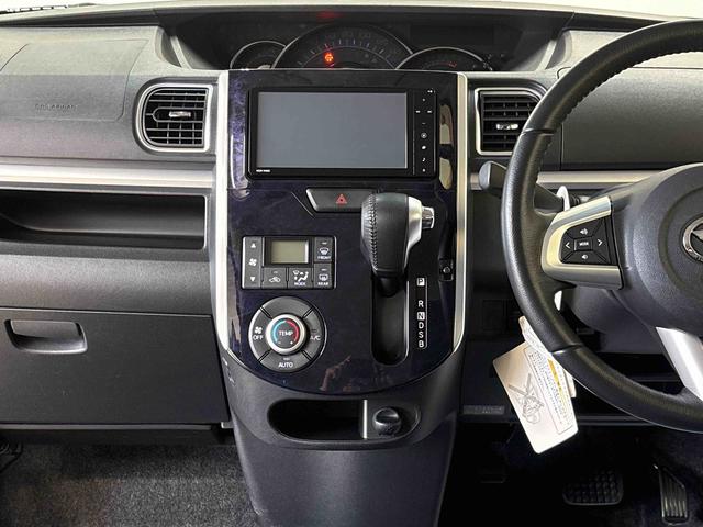 タントカスタムRS トップエディションSAII4WD 純正ナビ バックカメラ ステアリングスイッチ LEDヘッドライト/フォグランプ オートエアコン/ライト/電動ドアミラー 両側電動スライドドア TVコントロールキット チルトステアリング(秋田県)の中古車