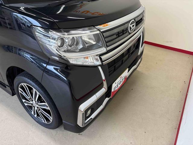 タントカスタムRS トップエディションSAII4WD 純正ナビ バックカメラ ステアリングスイッチ LEDヘッドライト/フォグランプ オートエアコン/ライト/電動ドアミラー 両側電動スライドドア TVコントロールキット チルトステアリング(秋田県)の中古車