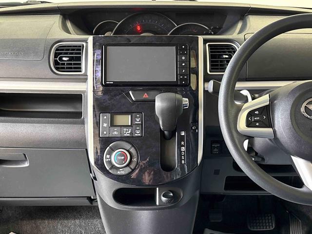 タントカスタムX トップエディションVS SAIII4WD 純正ナビ パノラマモニター ステアリングスイッチ LEDヘッドライト/フォグランプ オートエアコン/ライト/ハイビーム/電動ドアミラー リモコンエンジンスターター TVコントロールキット(秋田県)の中古車
