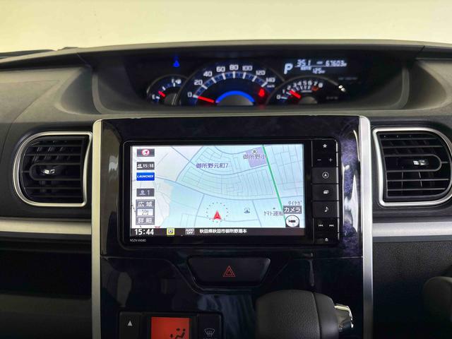 タントカスタムX トップエディションVS SAIII4WD 純正ナビ パノラマモニター ステアリングスイッチ LEDヘッドライト/フォグランプ オートエアコン/ライト/ハイビーム/電動ドアミラー リモコンエンジンスターター TVコントロールキット(秋田県)の中古車