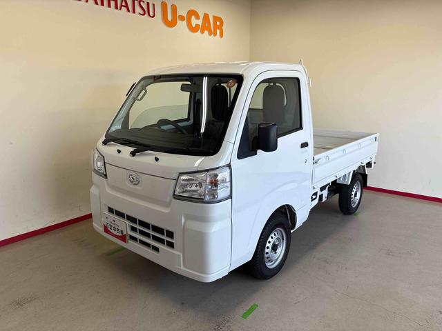 ハイゼットトラックスタンダード（スマートアシスト非装着車）パートタイム４ＷＤ　純正ラジオ　ハロゲンヘッドライト　マニュアルエアコン　コーナーセンサー　リヤ４枚リーフスプリング　ＶＳＣ（横滑り防止機能）　オートライト／ハイビーム（秋田県）の中古車