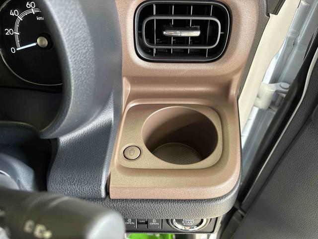 ムーヴキャンバスセオリーG ecoIDLE非装着車4WD オーディオレス LEDヘッドライト/フォグランプ オートエアコン/ライト/ハイビーム/電動ドアミラー 電動パーキングブレーキ 両側電動スライドドア 両側シートヒーター コーナーセンサー(秋田県)の中古車