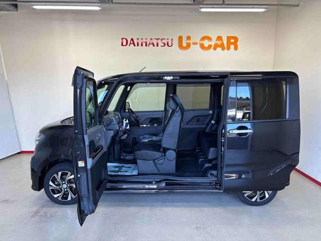 タントカスタムＸ４ＷＤ　純正ナビ　バックカメラ　ステアリングスイッチ　ＬＥＤヘッドライト　ドライブレコーダー　リモコンエンジンスターター　両側電動スライドドア　両側シートヒーター　コーナーセンサー　ＴＶコントロール（秋田県）の中古車