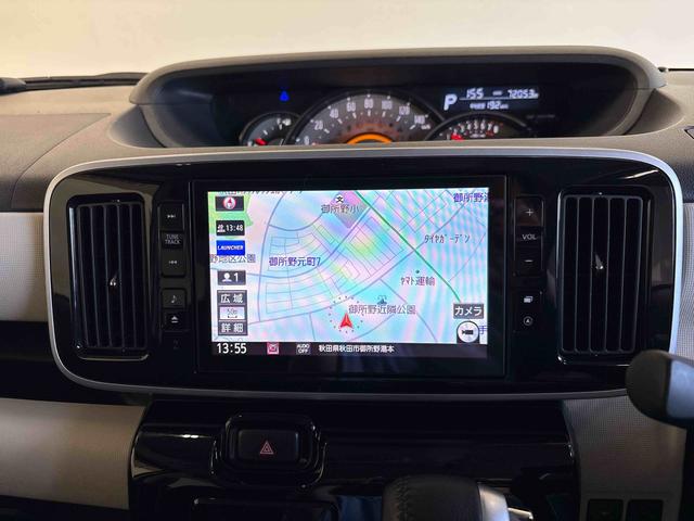ムーヴキャンバスGブラックアクセントVS SAIII4WD 純正ナビ パノラマモニター ステアリングスイッチ LEDヘッドランプ/フォグランプ ドライブレコーダー リモコンエンジンスターター 両側電動スライドドア フロントシールドディアイサー(秋田県)の中古車