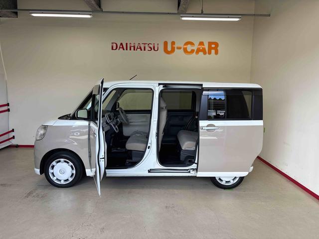 ムーヴキャンバスＸリミテッド　ＳＡIII４ＷＤ　純正ＣＤ　ハロゲンヘッドライト　キーフリーシステム　純正リモコンエンジンスターター　両側電動スライドドア　オートエアコン／ライト／ハイビーム／電動格納ドアミラー　チルトステアリング（秋田県）の中古車
