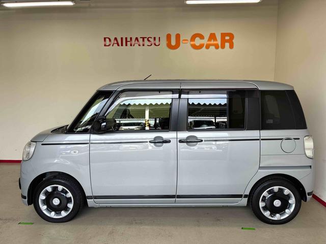 ムーヴキャンバスＧブラックアクセントリミテッド　ＳＡIII４ＷＤ　純正ナビ　パノラマモニター　ステアリングスイッチ　両側電動スライドドア　チルトステアリング　純正ドライブレコーダー　リモコンエンジンスターター　ＬＥＤヘッドライト／フォグランプ（秋田県）の中古車