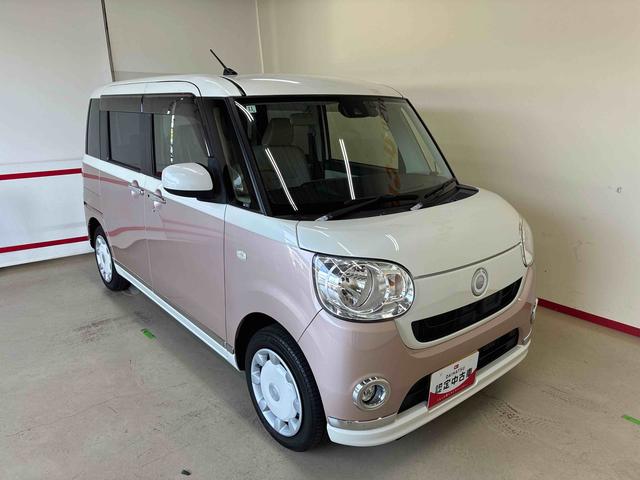 ムーヴキャンバスＸリミテッドメイクアップ　ＳＡII４ＷＤ　純正ナビ　ドライブレコーダー　リモコンエンジンスターター　バックカメラ　ステアリングスイッチ　両側電動スライドドア　ハロゲンヘッドライト　ＬＥＤフォグランプ　サイドエアバック（秋田県）の中古車