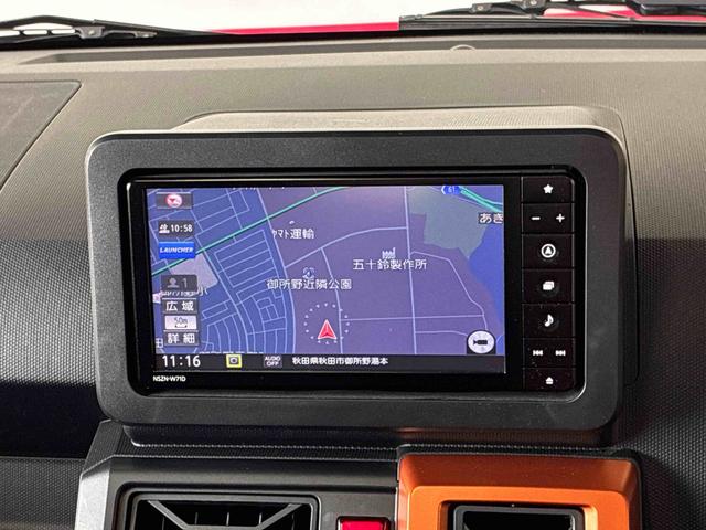 タフトG4WD スマアシ(衝突安全防止機能) 純正ナビ/ドラレコ/リモスタ オートエアコン/ライト LEDヘッド/フォグランプ バックカメラ ETC TVコントロールキット チルトステアリング(秋田県)の中古車