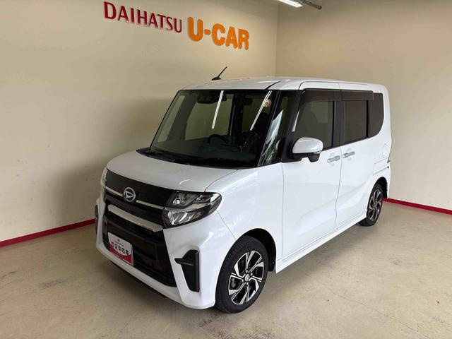 タントカスタムＸ４ＷＤ　純正ナビ　バックカメラ　ステアリングスイッチ　ドライブレコーダー　ＴＶコントロールキット　ＥＴＣ　両側電動スライドドア　両側シートヒーター　オートエアコン／ライト／ハイビーム／電動ドアミラー（秋田県）の中古車