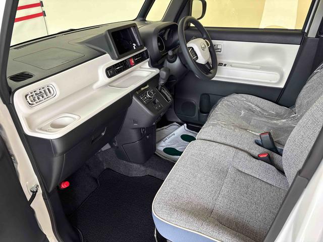 ムーヴキャンバスストライプスG4WD オーディオレス バックカメラ ステアリングスイッチ LEDヘッドランプ/フォグランプ 両側電動スライドドア 両側シートヒーター 電動パーキングブレーキ コーナーセンサー ほっとカップホルダー(秋田県)の中古車