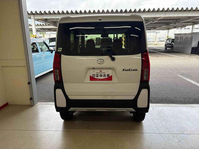 タントファンクロス4WD ディスプレイオーディオ バックカメラ ステアリングスイッチ LEDヘッドランプ/フォグランプ 電動パーキングブレーキ 両側電動スライドドア 両側シートヒーター コーナーセンサー(秋田県)の中古車