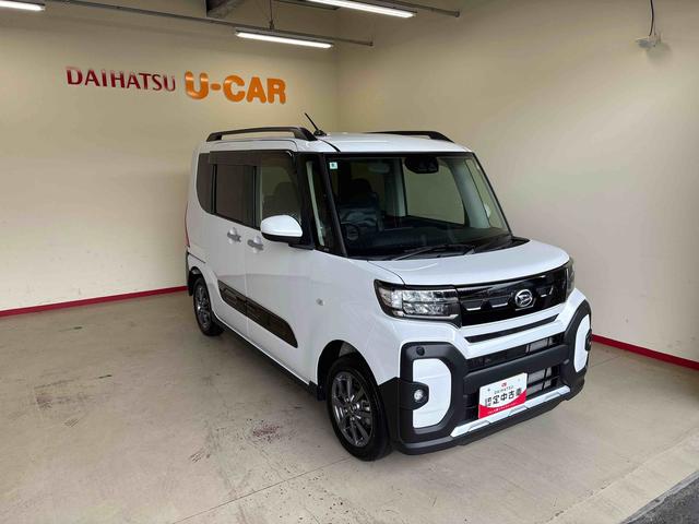 タントファンクロス4WD ディスプレイオーディオ バックカメラ ステアリングスイッチ LEDヘッドランプ/フォグランプ 電動パーキングブレーキ 両側電動スライドドア 両側シートヒーター コーナーセンサー(秋田県)の中古車