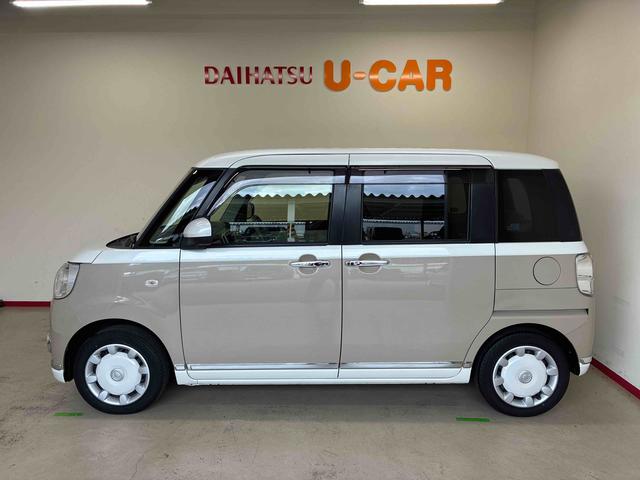 ムーヴキャンバスGメイクアップVS SAIII4WD 純正ナビ パノラマモニター ステアリングスイッチ LEDヘッドランプ/フォグランプ 両側電動スライドドア 運転席シートヒーター 簡易リモコンエンジンスターター チルトステアリング(秋田県)の中古車