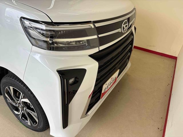 タントカスタムＸ４ＷＤ　オーディオレス　バックカメラ　ステアリングスイッチ　ＬＥＤヘッドライト／フォグランプ　両側電動スライドドア　両側シートヒーター　電動パーキングブレーキ　コーナーセンサー　チルトステアリング（秋田県）の中古車