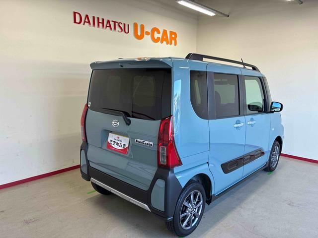 タントファンクロス　ｅｃｏＩＤＬＥ非装着車４ＷＤ　ディスプレーオーディオ　ＬＥＤヘッドライト／フォグランプ　両側電動スライドドア　両側シートヒーター　バックカメラ　ステアリングスイッチ　オートエアコン／ライト／電動ドアミラー／ハイビーム（秋田県）の中古車