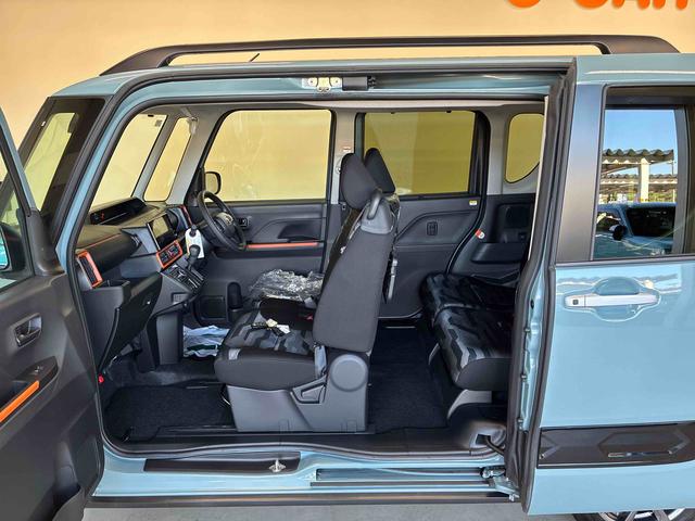 タントファンクロス　ｅｃｏＩＤＬＥ非装着車４ＷＤ　ディスプレーオーディオ　ＬＥＤヘッドライト／フォグランプ　両側電動スライドドア　両側シートヒーター　バックカメラ　ステアリングスイッチ　オートエアコン／ライト／電動ドアミラー／ハイビーム（秋田県）の中古車