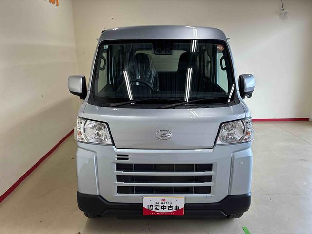 ハイゼットカーゴ 中古車 ＤＸ電子制御式４ＷＤ　スマアシ（衝突安全防止機能）　純正ＡＭＦＭチューナー　両側スライドドア　キーフリー　マニュアルエアコン　オートライト　ハロゲンヘッドランプ　電動格納式ドアミラー　セキュリティアラーム