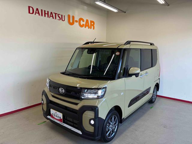 タントファンクロス4WD ディスプレーオーディオ バックカメラ ステアリングスイッチ LEDヘッドライト/フォグランプ 両側電動スライドドア 両側シートヒーター チルトステアリング 運転席シートリフター(秋田県)の中古車