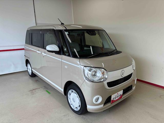 ムーヴキャンバスGホワイトアクセントVS SAIII4WD スマアシIII(衝突安全防止機能) 純正ナビ 全周囲カメラ 両側パワースライドドア キーフリー オートエアコン/ライト LEDヘッド/フォグランプ サイドエアバッグ チルトステアリング(秋田県)の中古車