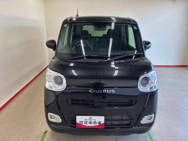 ムーヴキャンバス 中古車 セオリーＧ４ＷＤ　スマアシ（衝突安全防止機能）　純正ディスプレイオーディオ　バックカメラ　両側パワースライドドア　オートエアコン／ライト　ＬＥＤヘッド／フォグランプ　ワイヤレス充電機能　ホッとカップホルダー
