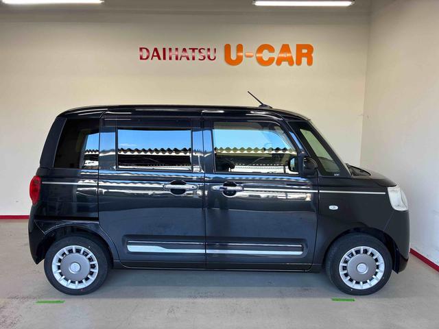 ムーヴキャンバス 中古車 セオリーＧ４ＷＤ　スマアシ（衝突安全防止機能）　純正ディスプレイオーディオ　バックカメラ　両側パワースライドドア　オートエアコン／ライト　ＬＥＤヘッド／フォグランプ　ワイヤレス充電機能　ホッとカップホルダー