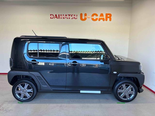 タフトG ダーククロムベンチャー eco IDLE非装着車4WD オーディオレス バックカメラ ステアリングスイッチ LEDヘッドライト/フォグランプ クルーズコントロール コーナーセンサー 両側シートヒーター チルトステアリング 運転席シートリフター(秋田県)の中古車