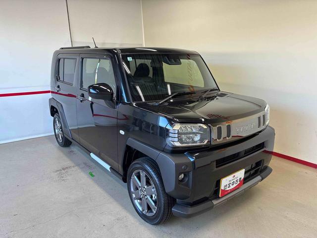タフトG ダーククロムベンチャー eco IDLE非装着車4WD オーディオレス バックカメラ ステアリングスイッチ LEDヘッドライト/フォグランプ クルーズコントロール コーナーセンサー 両側シートヒーター チルトステアリング 運転席シートリフター(秋田県)の中古車