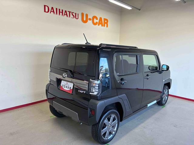 タフトG ダーククロムベンチャー eco IDLE非装着車4WD オーディオレス バックカメラ ステアリングスイッチ LEDヘッドライト/フォグランプ クルーズコントロール コーナーセンサー 両側シートヒーター チルトステアリング 運転席シートリフター(秋田県)の中古車